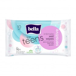 Chusteczki do higieny intymnej dla nastolatek Bella For Teens Sensitive 10 szt.