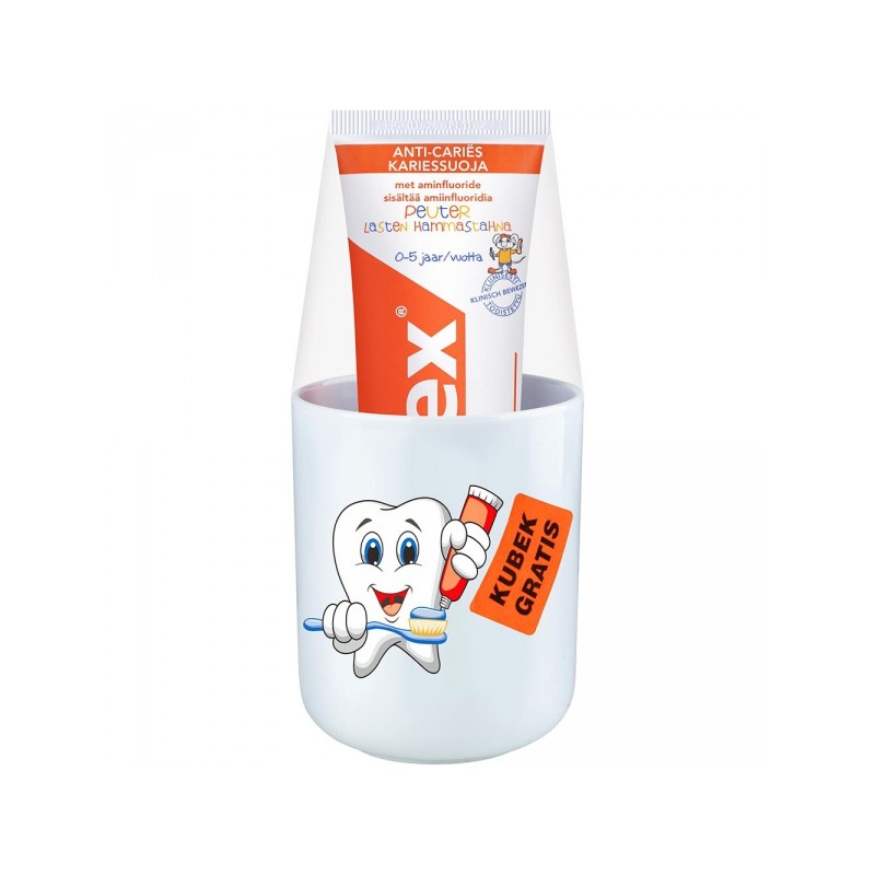 Pasta do zębów dla dzieci 0-5 lat Elmex 75 ml + kubek gratis