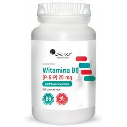 Aliness Witamina B6 25 mg 100 sztuk VEGE