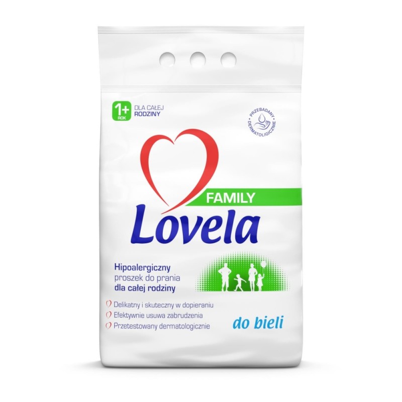 Proszek do prania bieli Lovela Family 4,1 kg