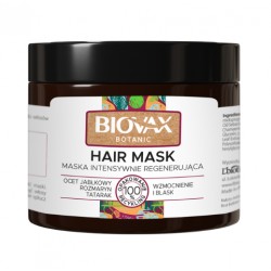 Intensywnie regenerująca, octowa maska do włosów, Biovax Botanic, 250 ml