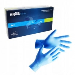 Rękawiczki jednorazowe nitrylowe EasyCare, niebieskie, 100 szt.