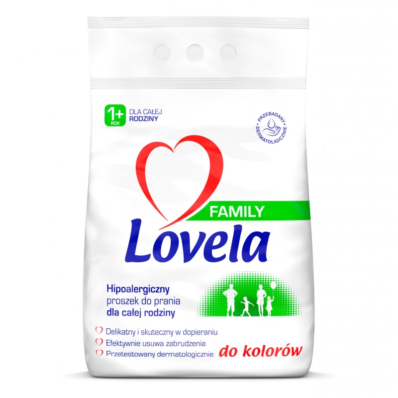Proszek do prania kolorów Lovela Family