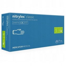 Rękawiczki jednorazowe nitrylowe Nitrylex Classic Mercator 100 szt.