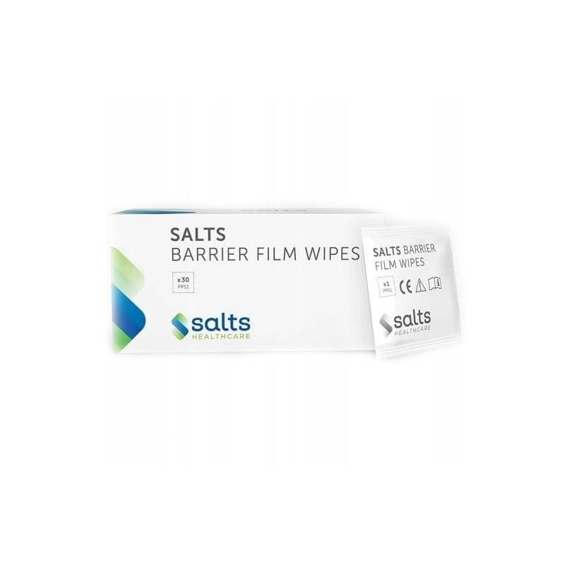 Chusteczki Barrier film wipes z substancja ochronną Salts 30 szt.