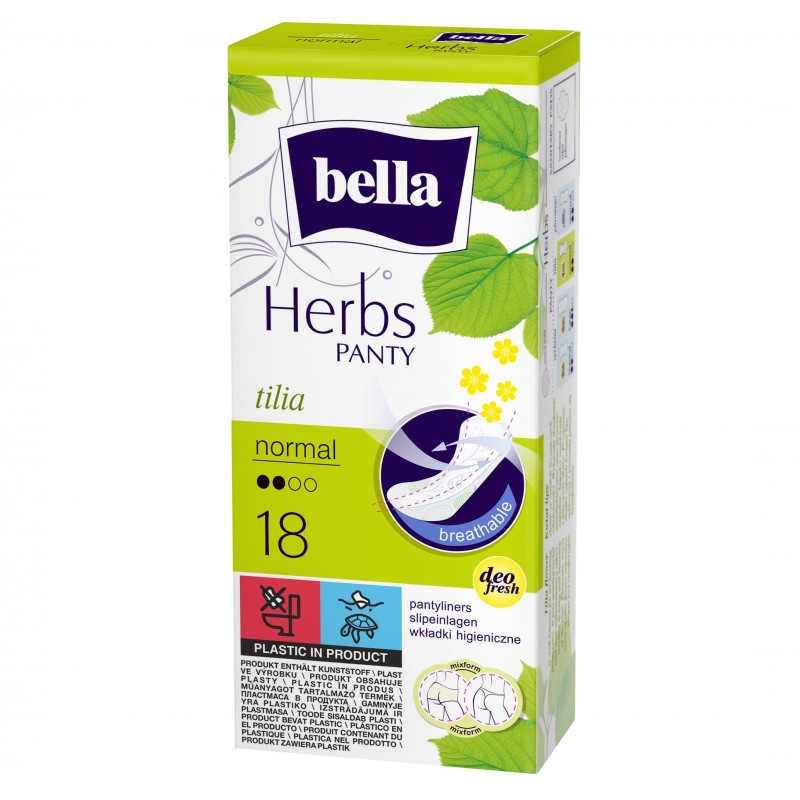 Wkładki higieniczne z kwiatem lipy Bella Herbs Panty