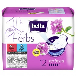 Podpaski higieniczne Bella Herbs wzbogacone werbeną