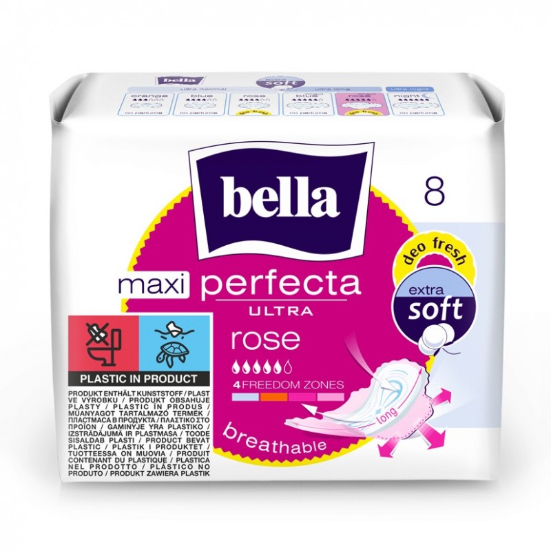 Podpaski higieniczne Bella Perfecta Ultra Maxi Rose