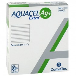 Opatrunek antybakteryjny ze srebrem Aquacel Ag+ Extra niszczący biofilm