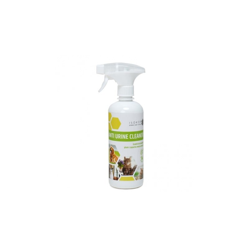 Środek do usuwania plam i zapachu moczu zwierząt Anti Urine Cleaner Isokor 500 ml