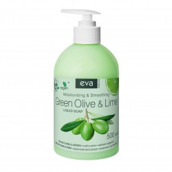 Mydło w płynie Zielona oliwka i limonka Eva Natura 500 ml