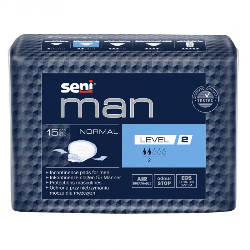 Wkładki urologiczne dla mężczyzn Seni Man Normal Level 2