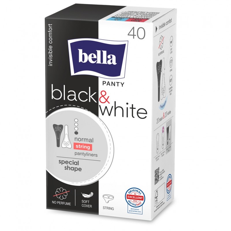 Wkładki higieniczne Bella Panty Black&White 40 szt.