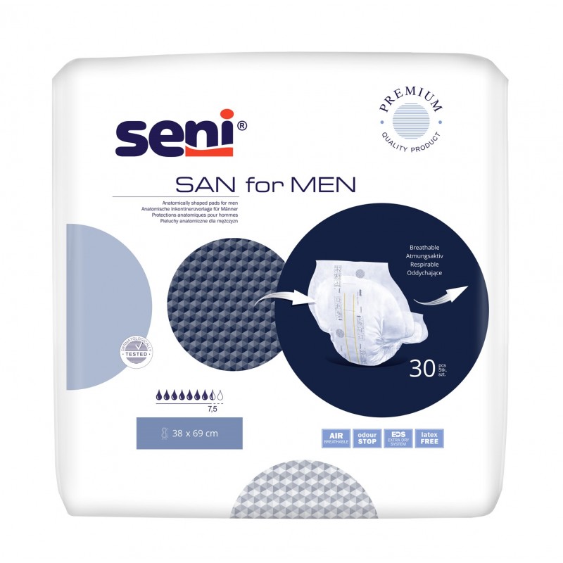 Pieluchy anatomiczne dla mężczyzn Seni San for Men
