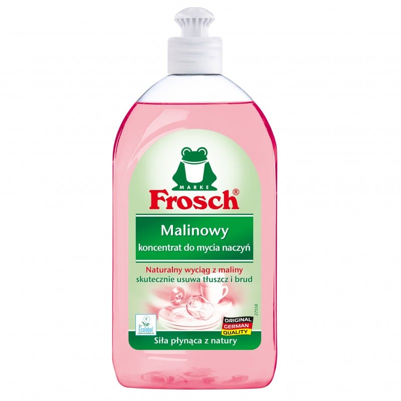 Malinowy koncentrat do mycia naczyń Frosch 500 ml